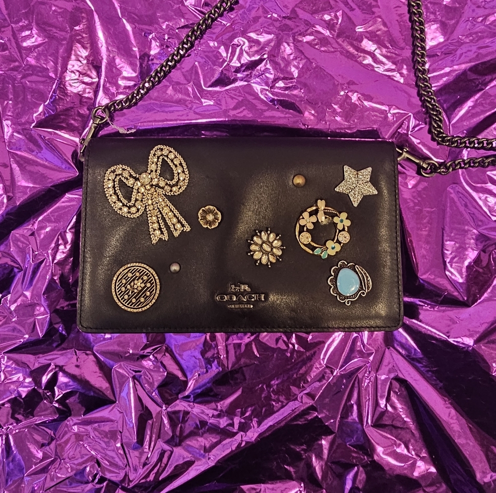 Coach Crossbody 18" chain, 5"X8"